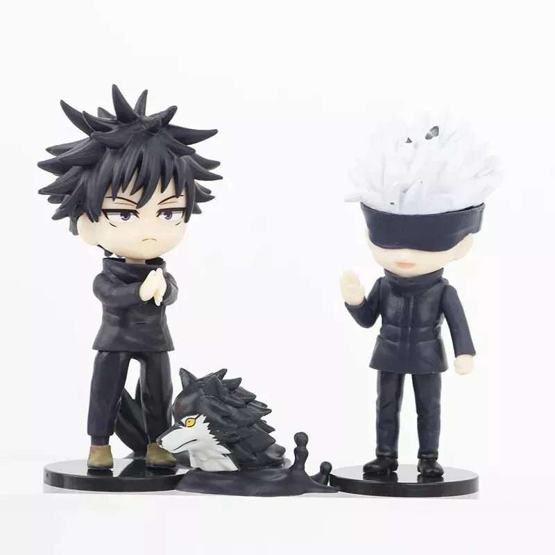 6 Pcs Set Jujutsu Kaisen Figurines, Gojo Yuji Megumi Nobara Mahito Geto Figures