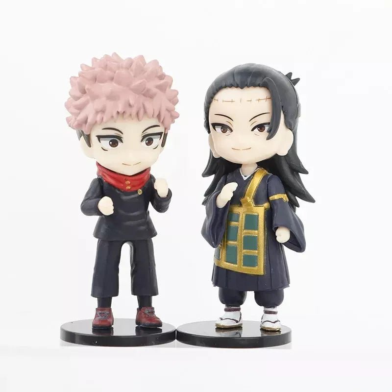 6 Pcs Set Jujutsu Kaisen Figurines, Gojo Yuji Megumi Nobara Mahito Geto Figures