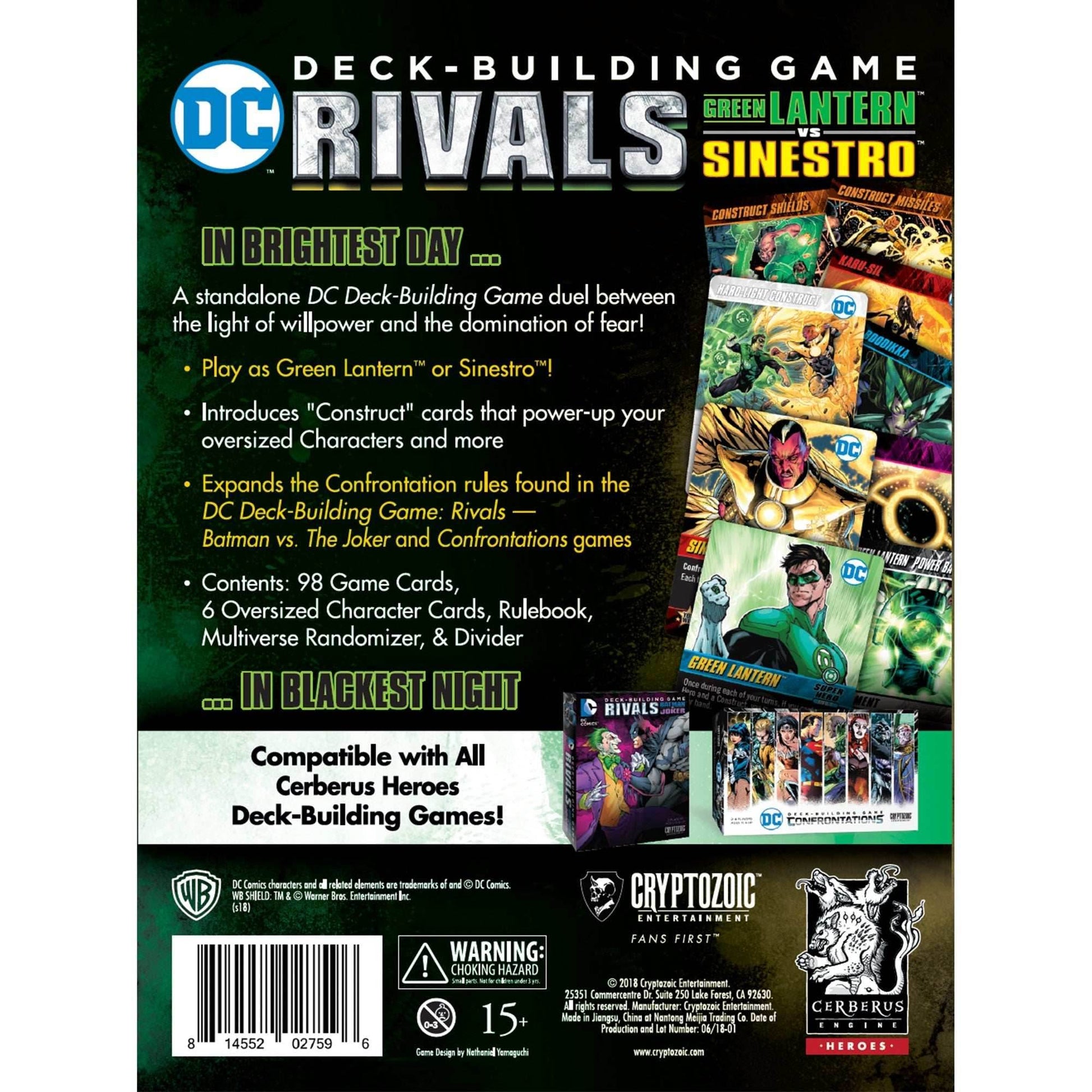 DC Deck-Building Game: Rivals — Green Lantern vs. Sinestro - 