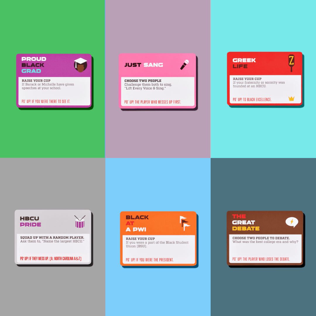 PO' UP! Card Game: College Edition - 