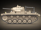 WWII - German Panzer II - Mil-Blox