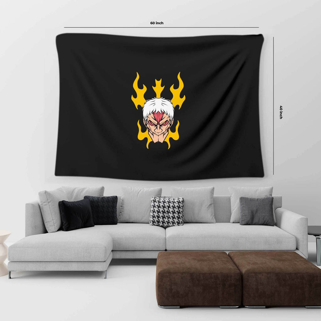 Wall Tapestry 60in x 40in - AOT - Armor - Yellow