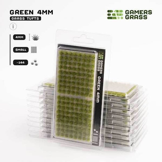 Gamers Grass Tufts: Green 4mm- Small - 