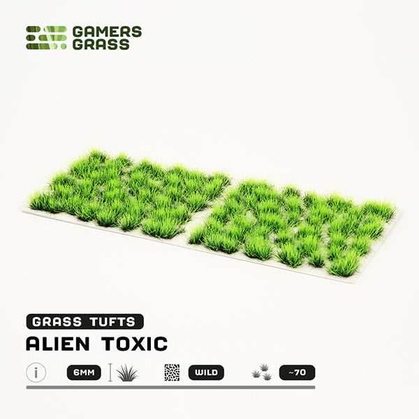 Gamers Grass Tufts: Alien Tufts- Toxic 6mm- Wild - 