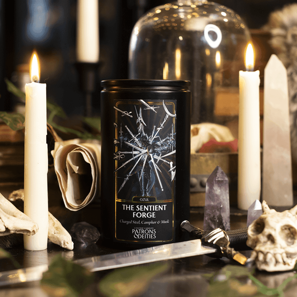 Cantrip Candles - Ozul, The Sentient Forge 16 oz. - 