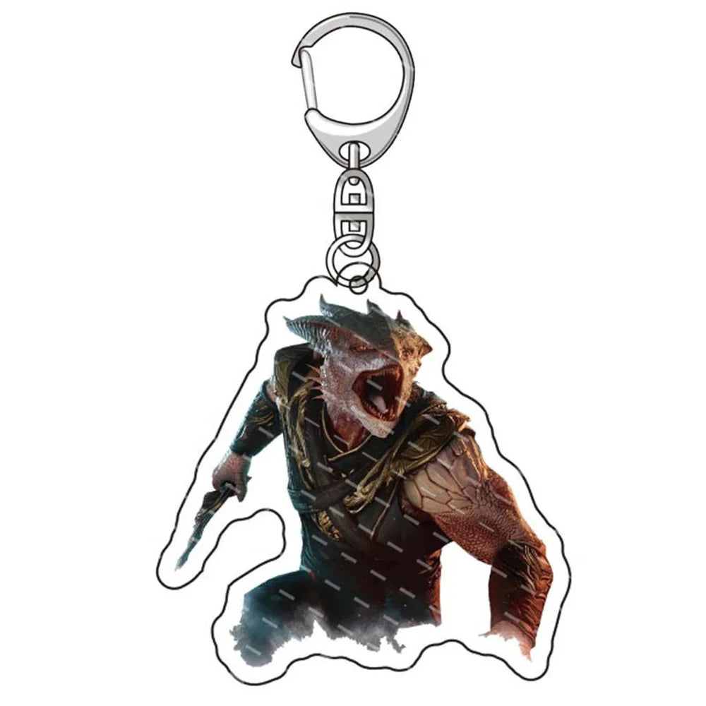 6cm Disfraz de juego Baldur Gate 3 Lllithid Mind , Keychain accesorios para fiesta de Halloween Gift