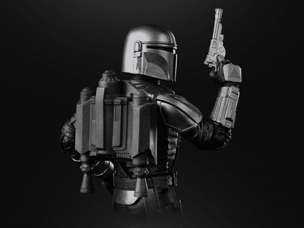 Star Wars: The Black Series - The Mandalorian (Beskar Armor) (The Mandalorian) 6-Inch Action Figure - 