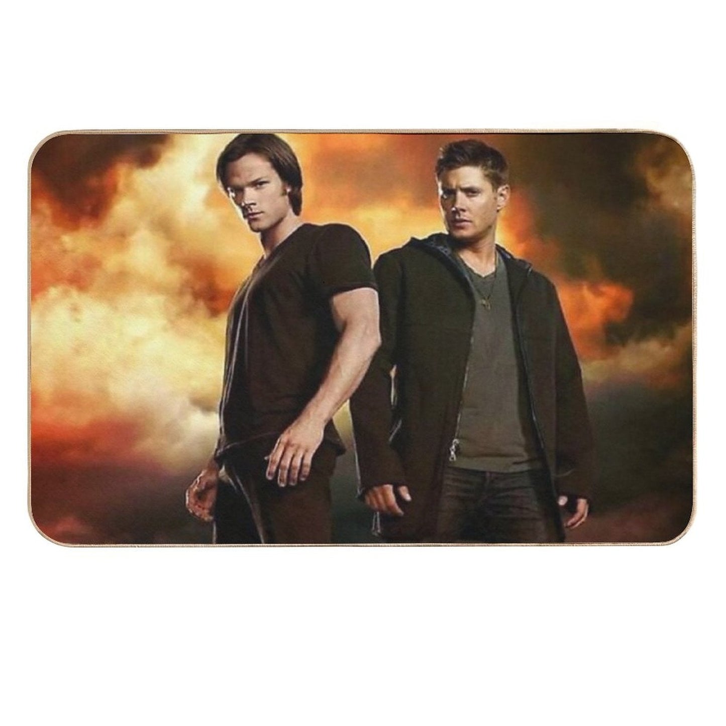 Brothers Winchesters  Repositionable Bath Mat