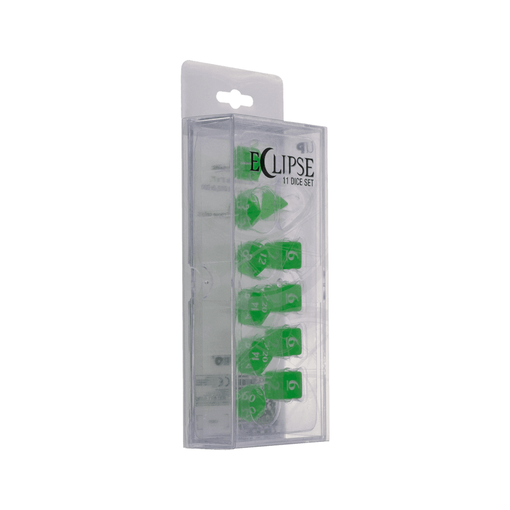 Ultra PRO: 11-Dice Set - Eclipse (Lime Green) - 