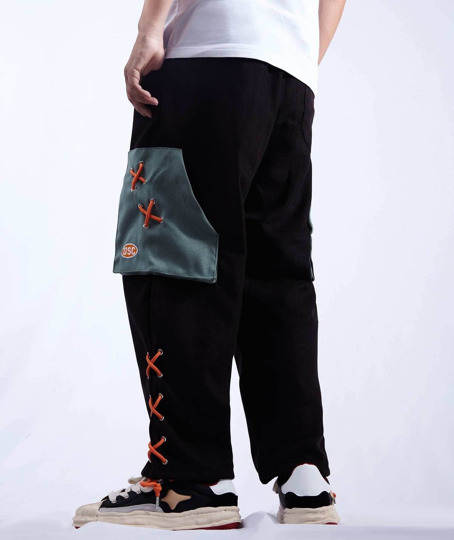 YEP5 UUC Laced Pants - Black / S