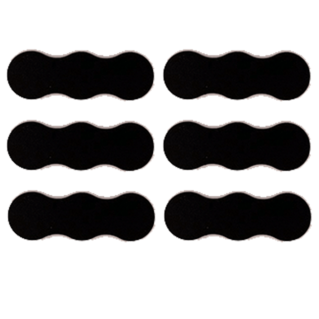 6pcs 3-Man Straight Plasteel & Adhesive Movement Tray