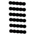 6pcs 5-Man Straight Plasteel & Adhesive Movement Tray