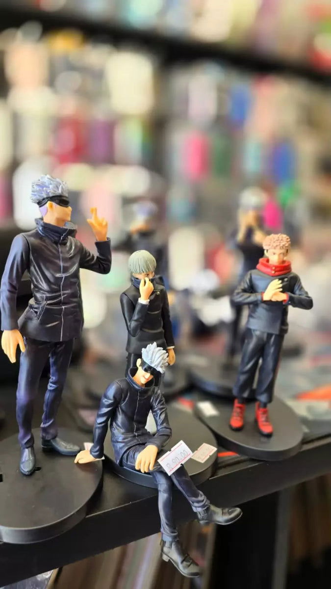 6pcs Jujutsu Kaisen Figurines, Gojo Yuji Toge Anime Collectible Figures 6.5 in