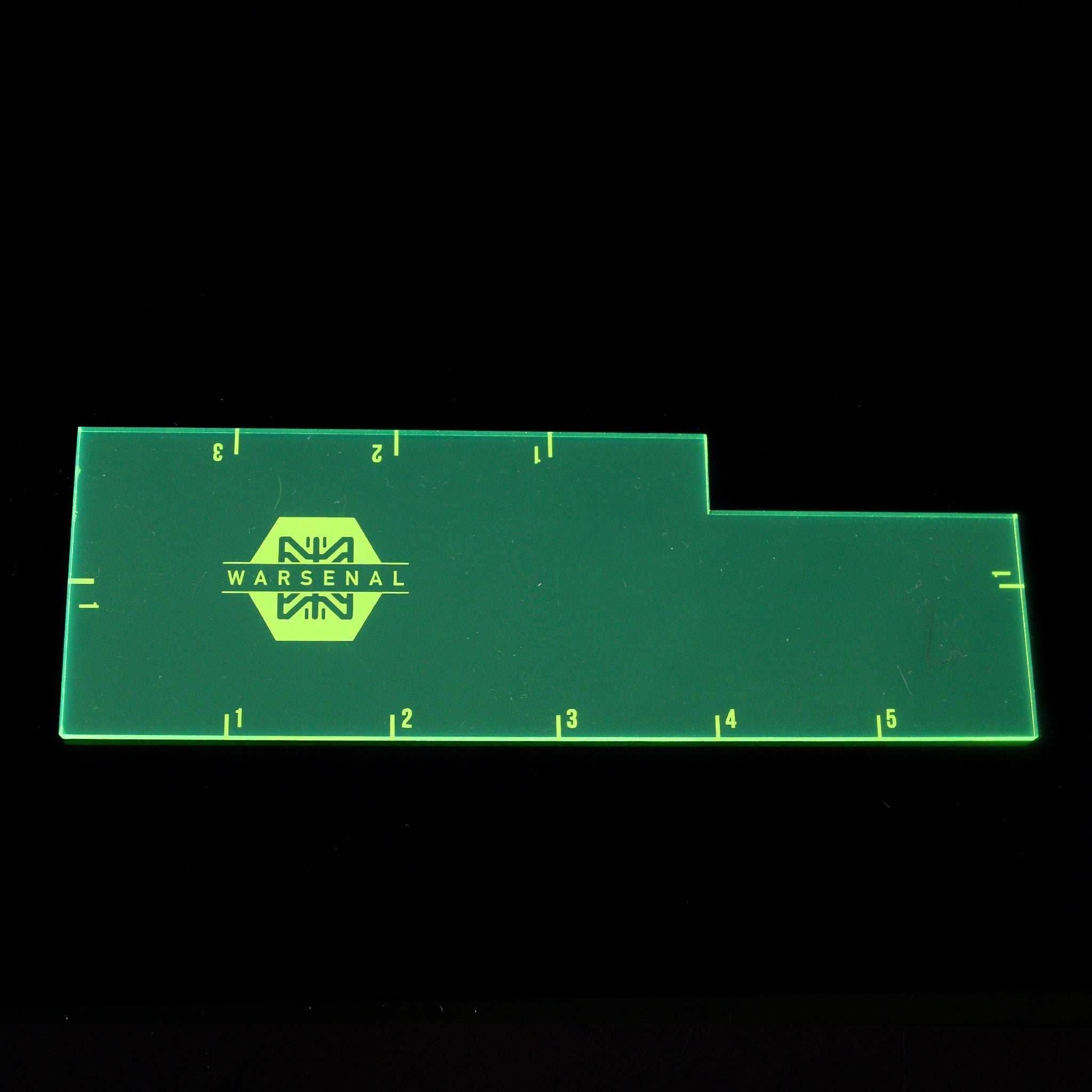 Infinity the Game 6x4x2 Measurement Tool - Fluorescent Green