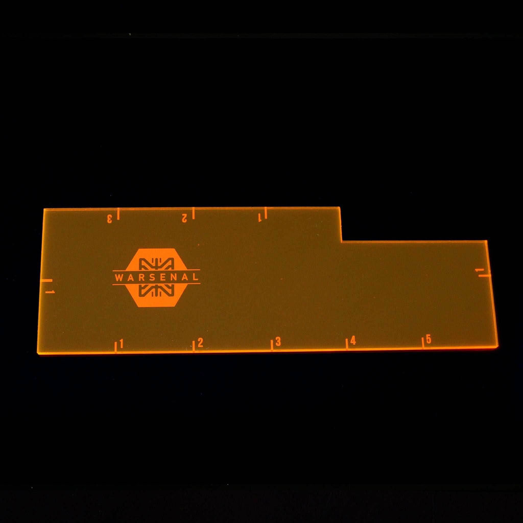 Infinity the Game 6x4x2 Measurement Tool - Fluorescent Orange