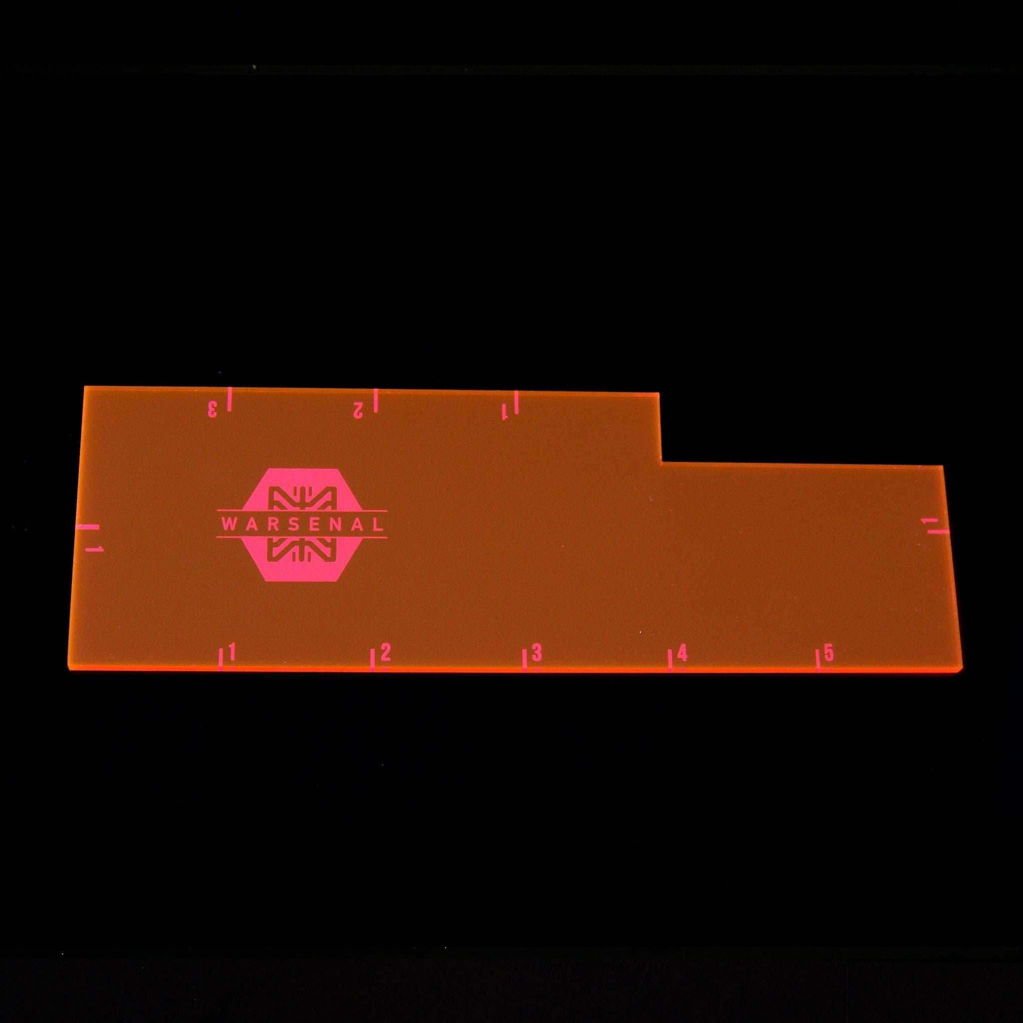 Infinity the Game 6x4x2 Measurement Tool - Fluorescent Red