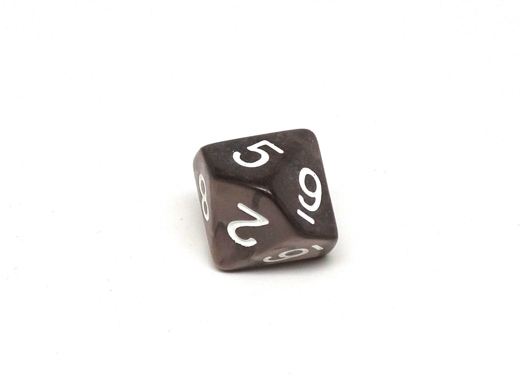 Dark Translucent Dice - 7 Piece Set - 