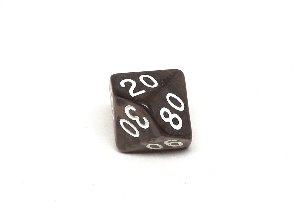 Dark Translucent Dice - 7 Piece Set - 