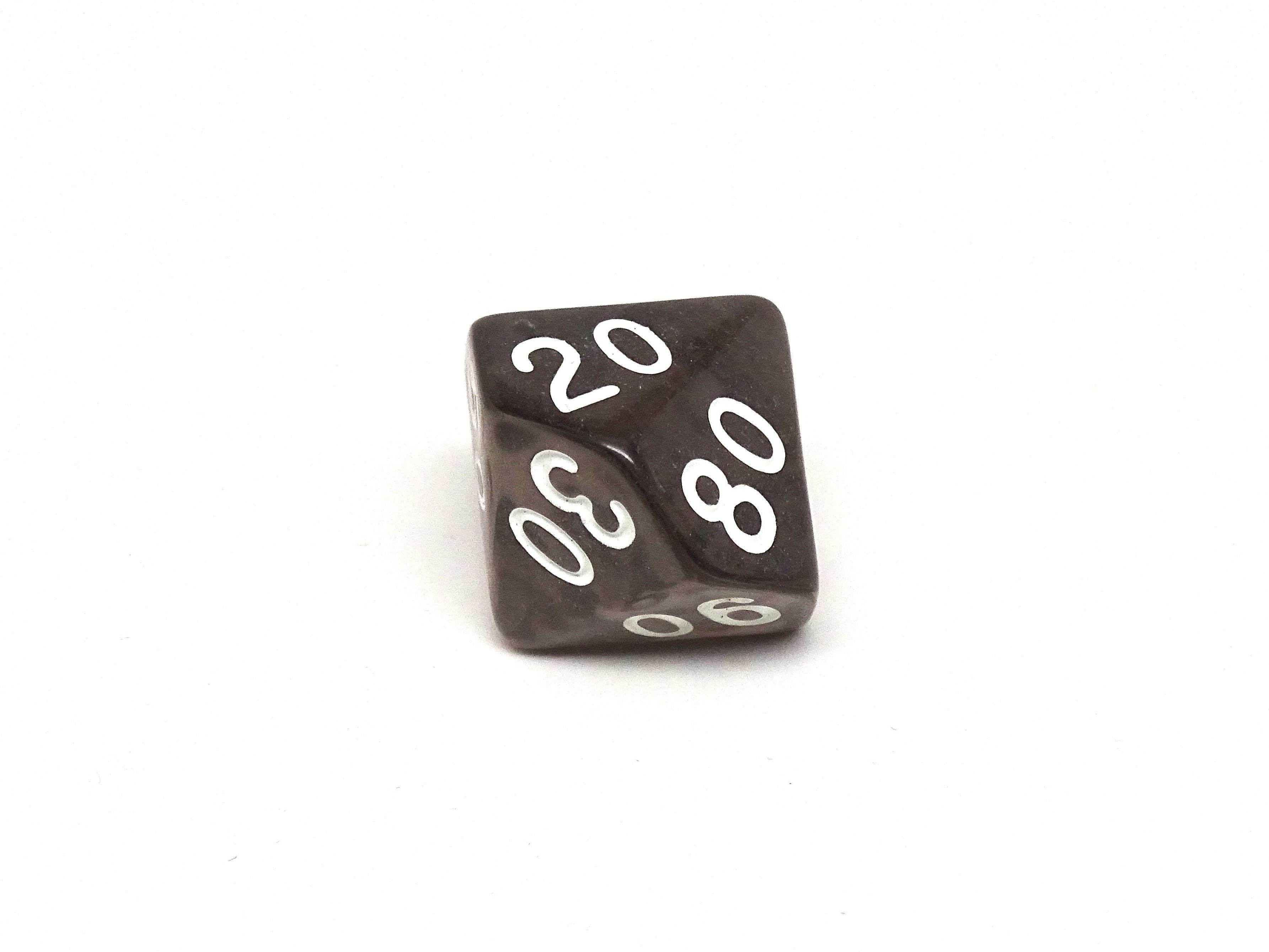 Dark Translucent Dice - 7 Piece Set - 