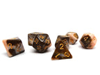 Dusty Rose and Brown Marble - 7 Piece Set - 