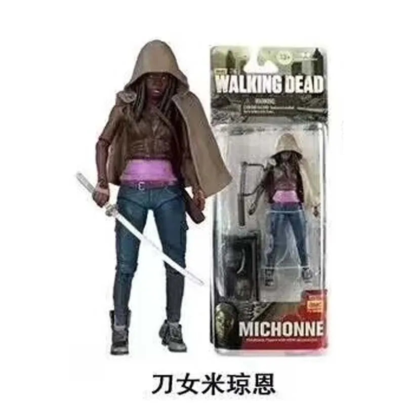 7 Styles AMC TV Series The Walking Dead Abraham Ford Bungee Walker Rick Grimes The Governor Michonne PVC Action Figure Model Toy