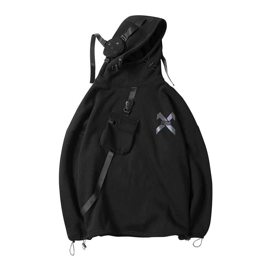 HiH13 Secret X Hoodie - Black / M