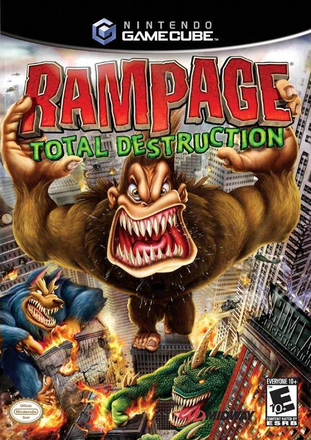 Rampage Total Destruction (Gamecube) - Game Manual Only
