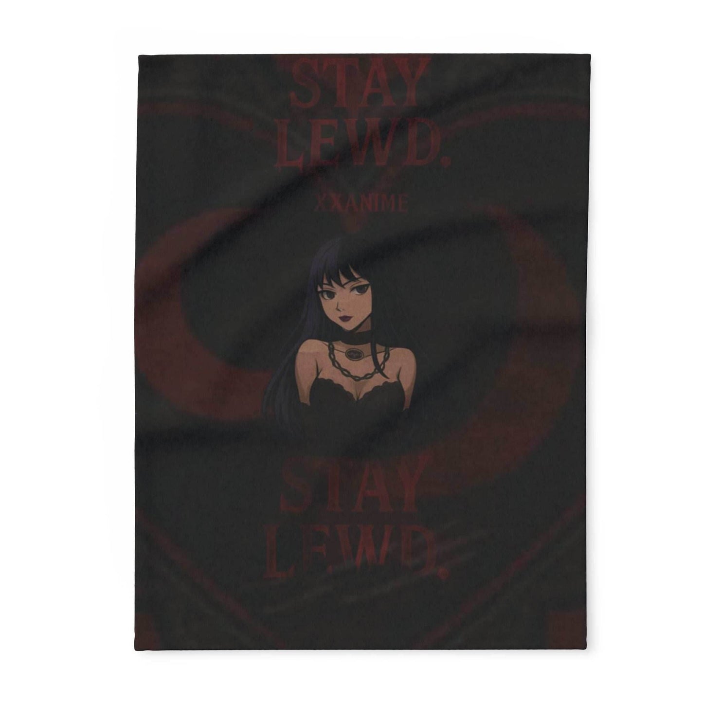 Stay Lewd Arctic Fleece Blanket, Cozy Throw for Home Decor, Perfect Gift for Fans, Gothic Aesthetic Blanket, Soft Bedding for All Seasons - 30'' × 40''