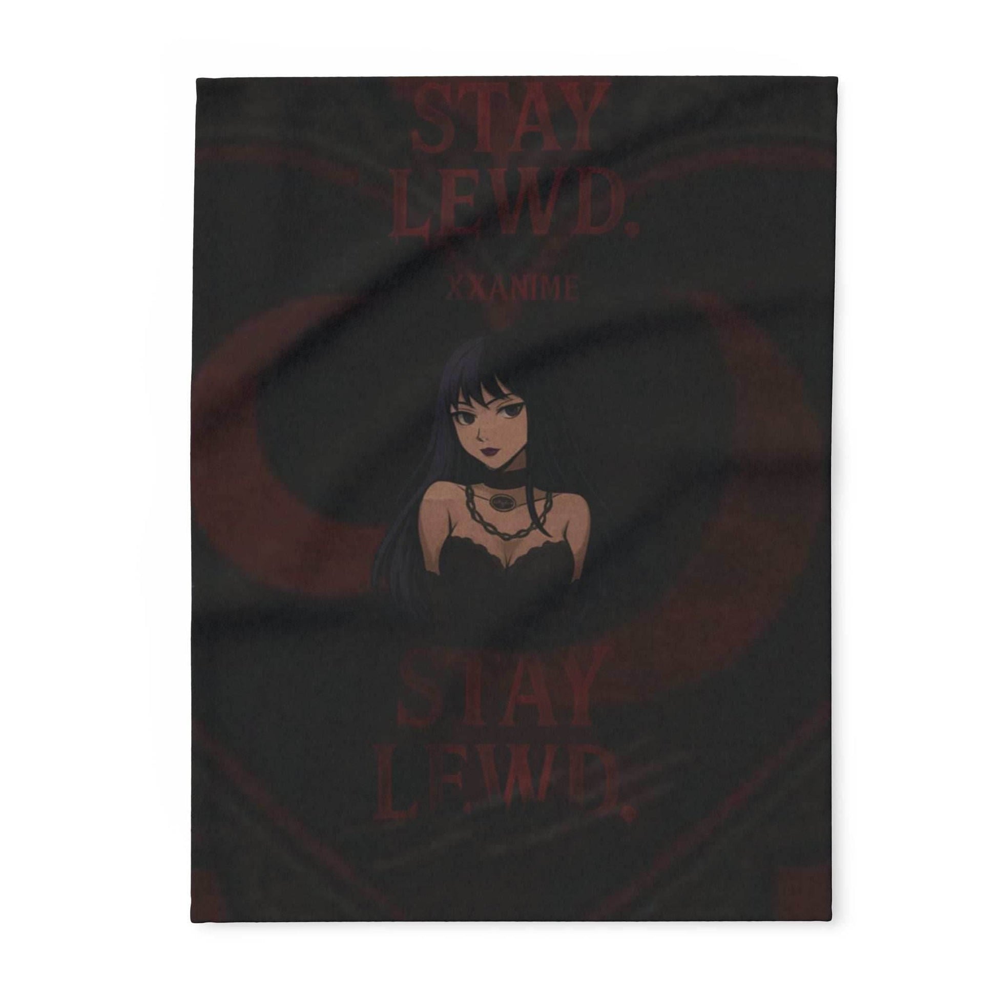 Stay Lewd Arctic Fleece Blanket, Cozy Throw for Home Decor, Perfect Gift for Fans, Gothic Aesthetic Blanket, Soft Bedding for All Seasons - 30'' × 40''