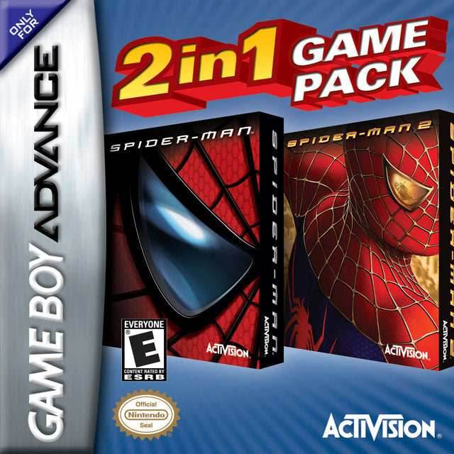 2 In 1 Game Pack: Spider-Man / Spider-Man 2 (Gameboy Advance) - Game Manual Only