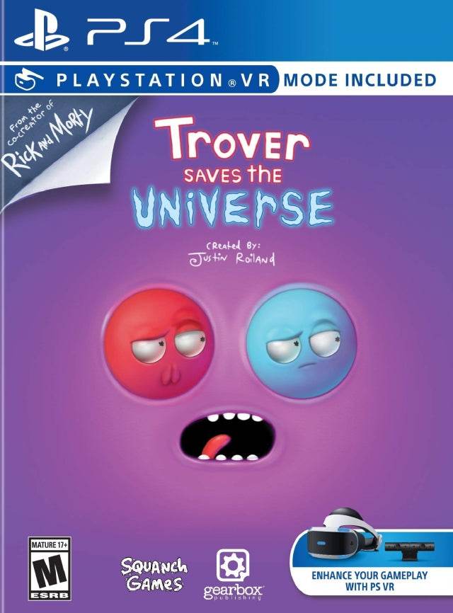 Trover Saves the Universe (Playstation 4) - Game Manual Only