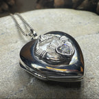 Aoife Claddagh Locket Necklace