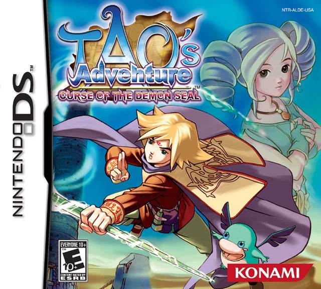 Tao's Adventure Curse of the Demon Seal (Nintendo DS) - Game Manual Only