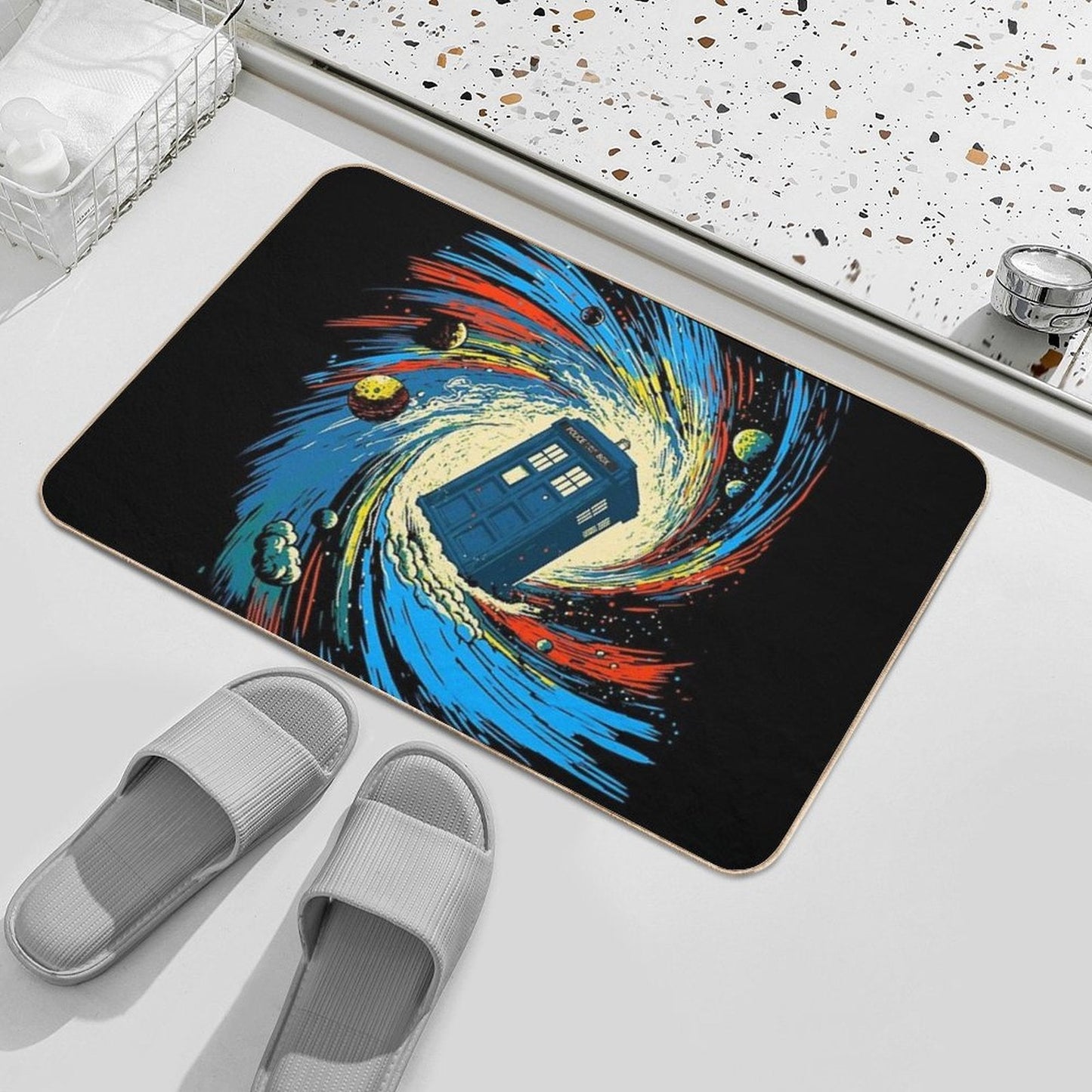 Space And Time Vortex  Multi-Purpose Bath Mat