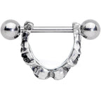 16G 3/8 Scary Skull Halloween Cartilage Cuff
