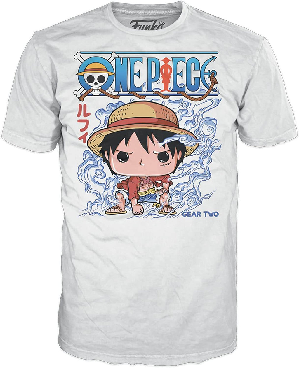 Funko Pop! Boxed Tee: One Piece - Luffy Gear Two - S