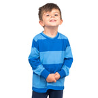 Halloween Costume "Blue and Detective" Striped Kids Shirt