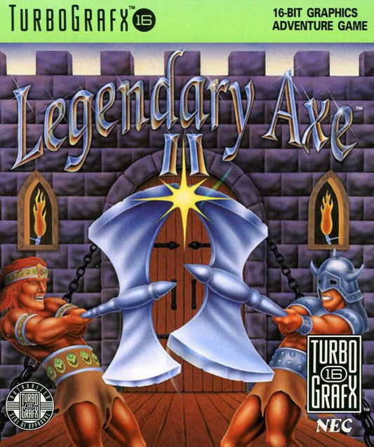 Legendary Axe II (TurboGrafx-16) - Game Manual Only