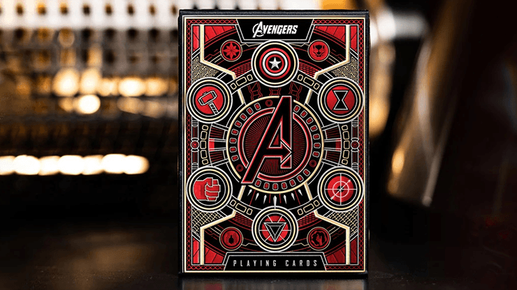 Avengers: Red Edition Playing Cards by theory11 - 
