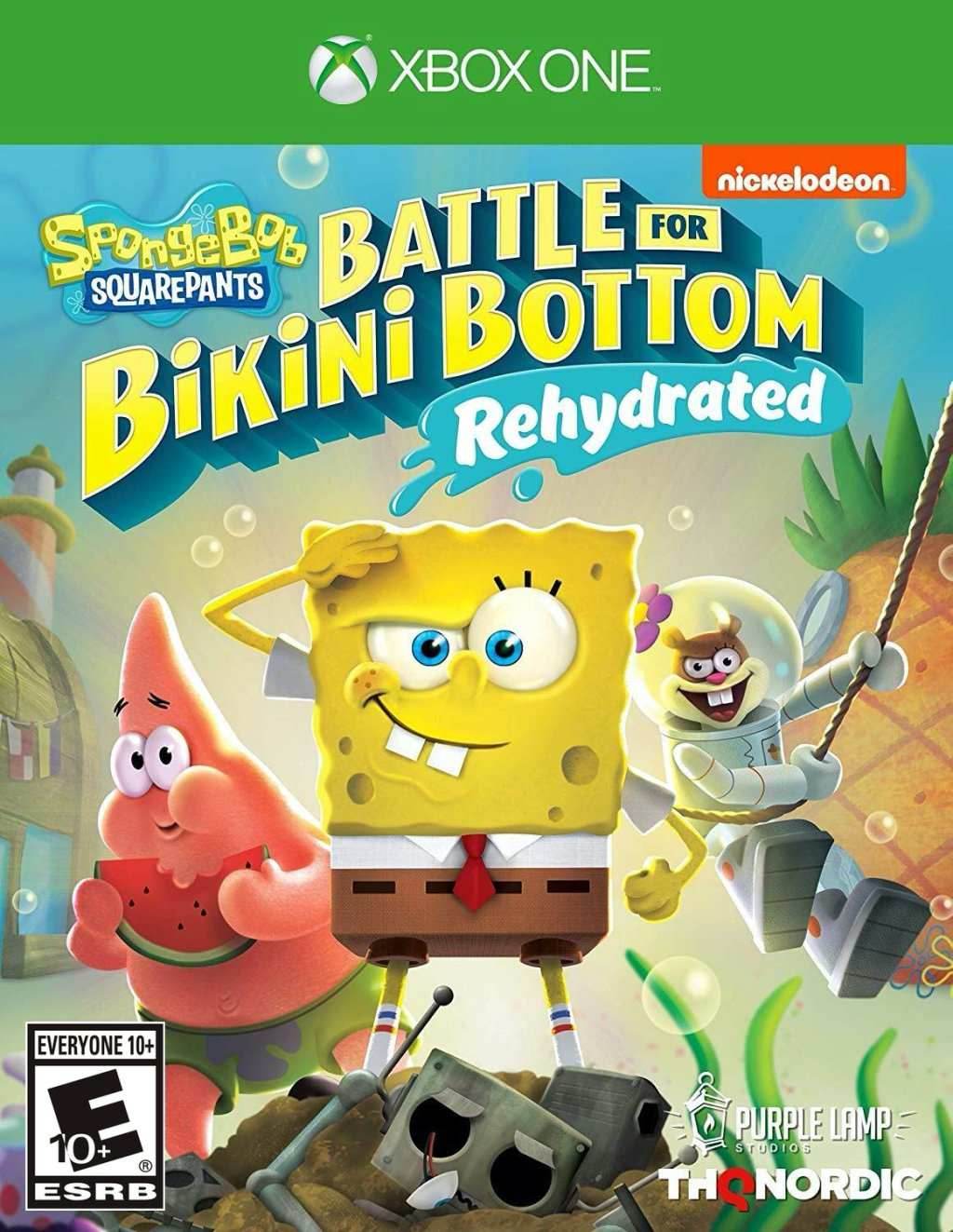 SpongeBob SquarePants Battle For Bikini Bottom Rehydrated (Xbox One) - Game Manual Only