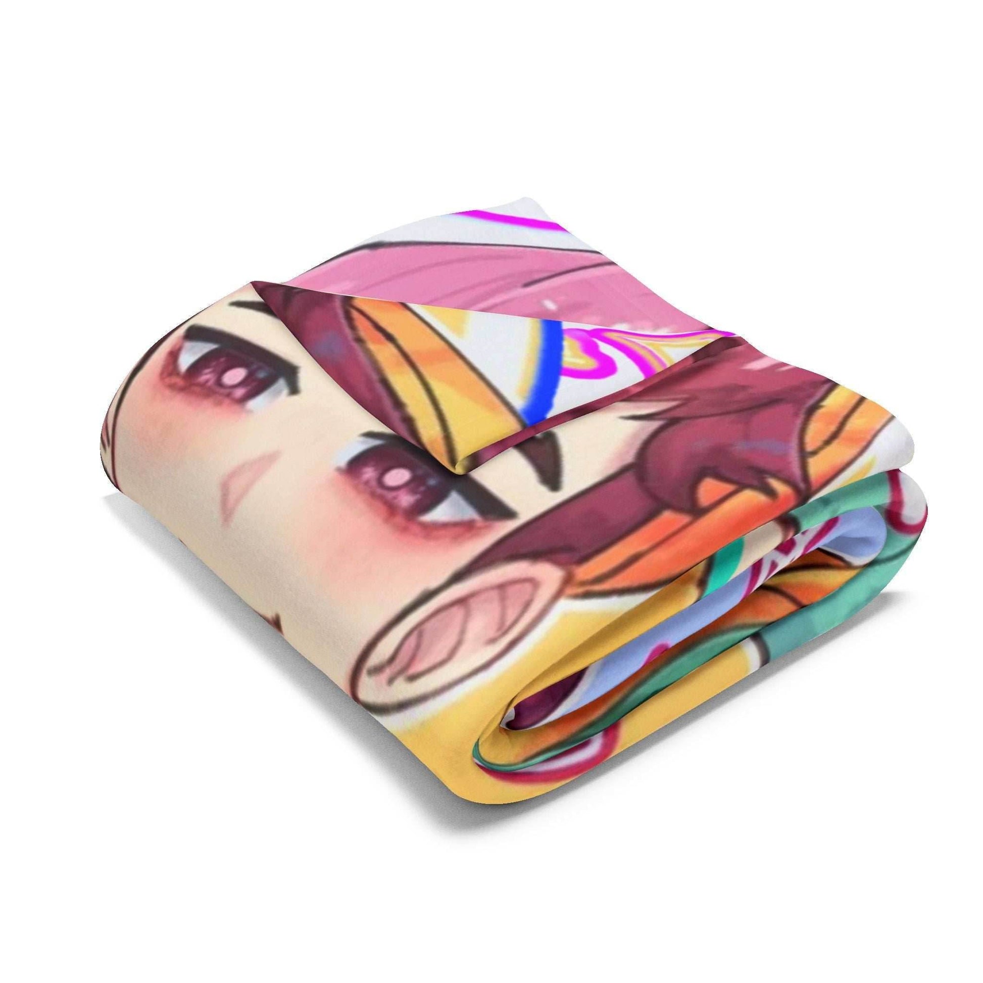 Anime-Inspired kpop boys Fleece Blanket, Cozy Throw Blanket, Personalized Gift, Home Decor, Unique Anime Blanket - 30'' × 40''