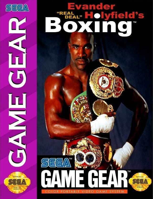 Evander 'Real Deal' Holyfield's Boxing (Sega Game Gear) - Game Manual Only