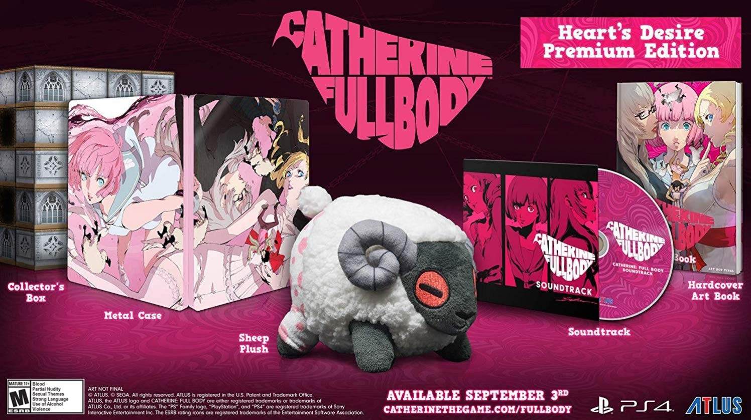 Catherine: Full Body Heart's Desire Premium Edition (Playstation 4) - Game Only