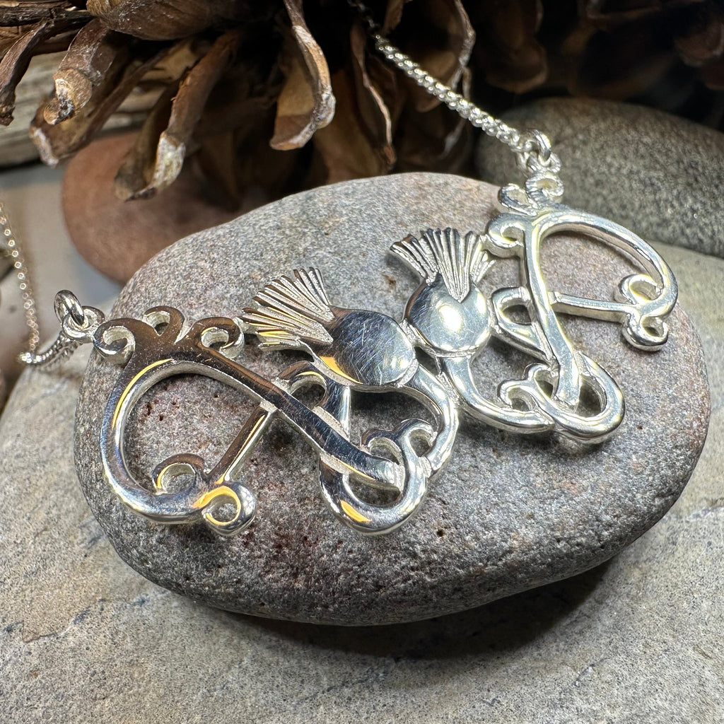 Scottish Meadow Thistle Necklace