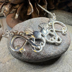 Scottish Meadow Thistle Necklace