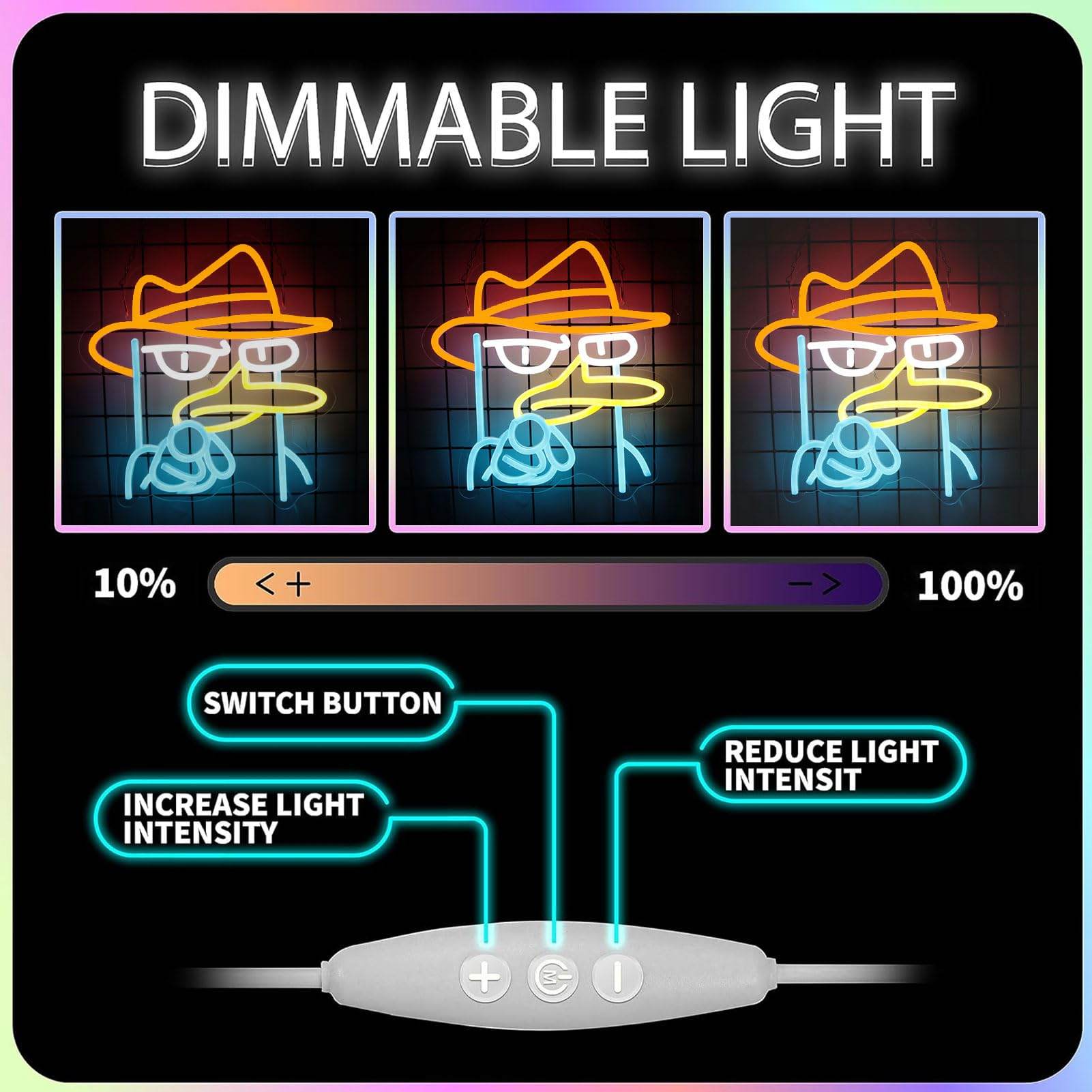 Skull Neon Sign – Yellow LED Neon Lights for Game Room Decor & Man Cave Lighting - Yellow,Hero Diver