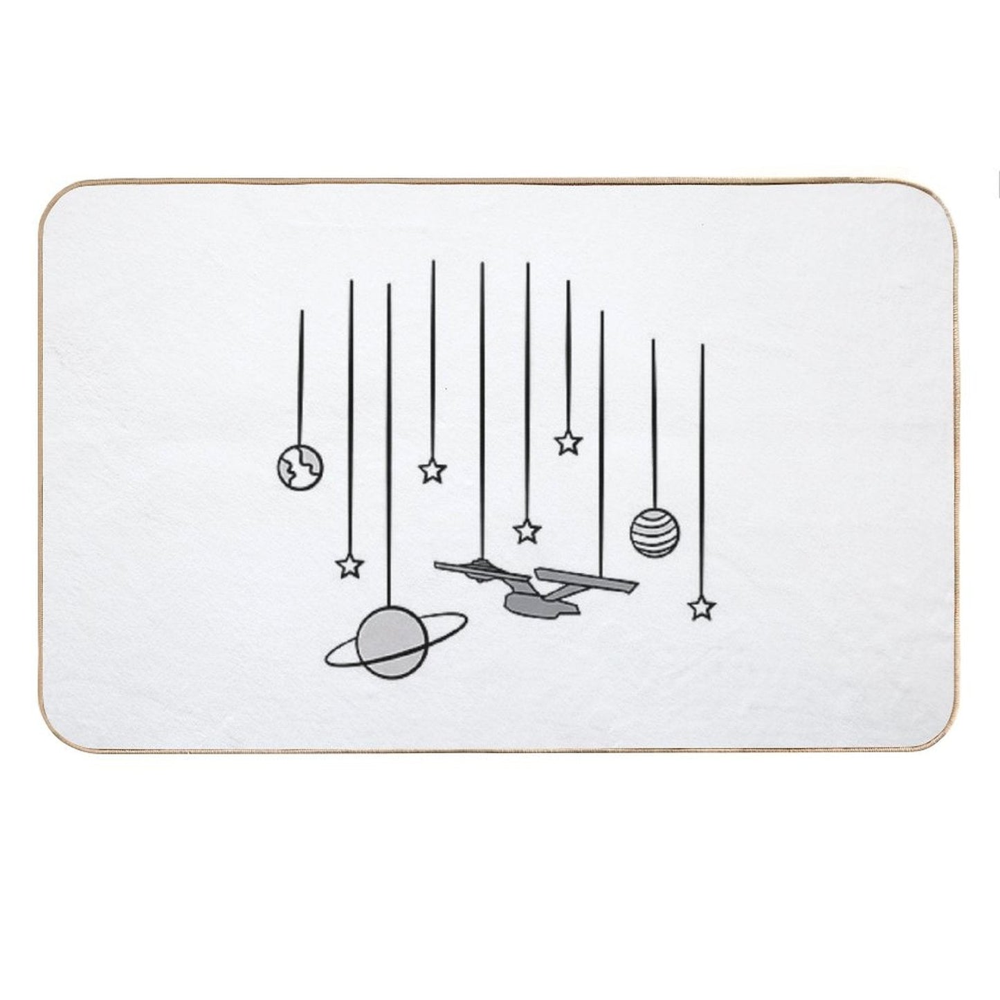 Star Trek USS Enterprise Bath Mat