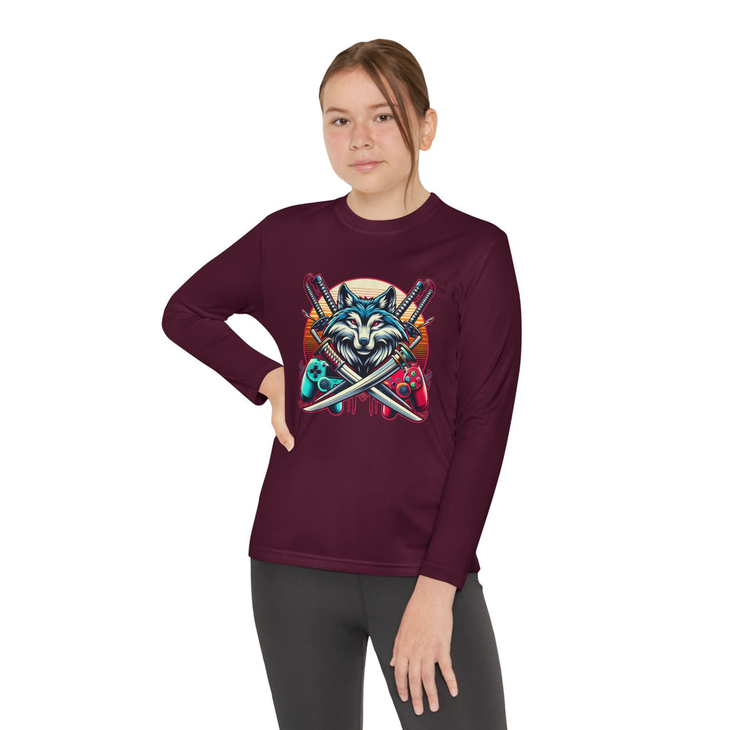Xp wolf gamer long sleeve shirt