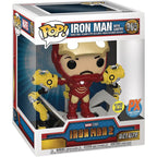 Funko Pop! Iron Man 2 MKIV with Gantry Glow-in-The-Dark Deluxe Vinyl Figure - 