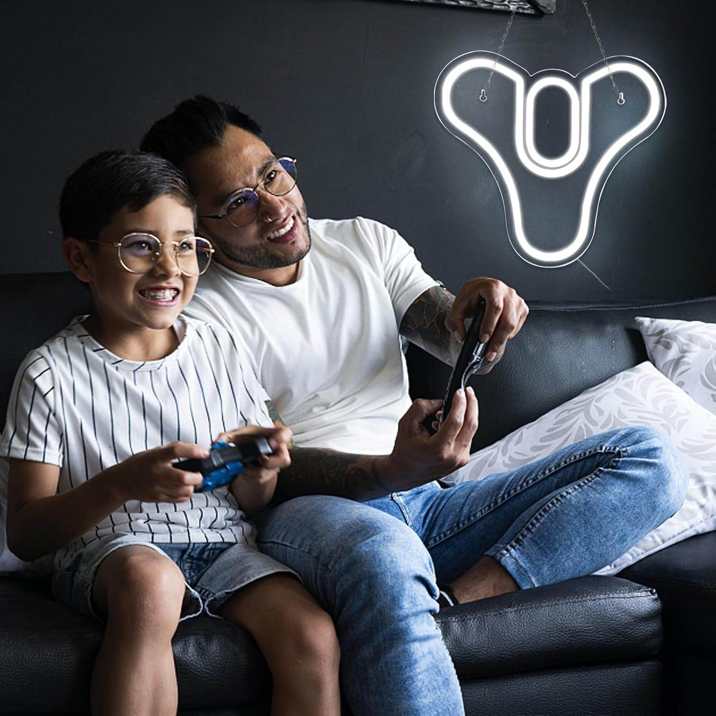 Neon Wall Decor - Pugna Game LED Neon Sign for Bedroom, Bar & Business - Game 01